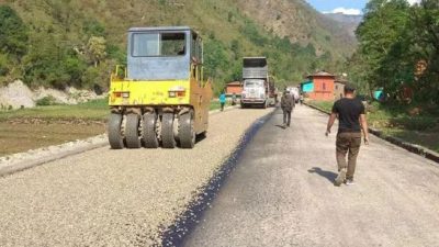 राष्ट्रिय गौरवको लोकमार्गको क्षेत्रमा पक्की संरचना